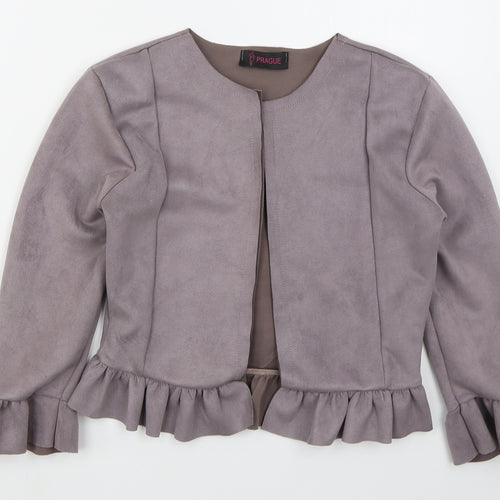 Prague Womens Purple   Jacket  Size 10