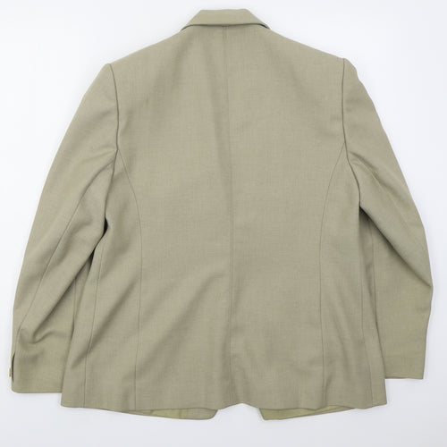 Dunnes Womens Beige  Polyester Jacket Suit Jacket Size 18
