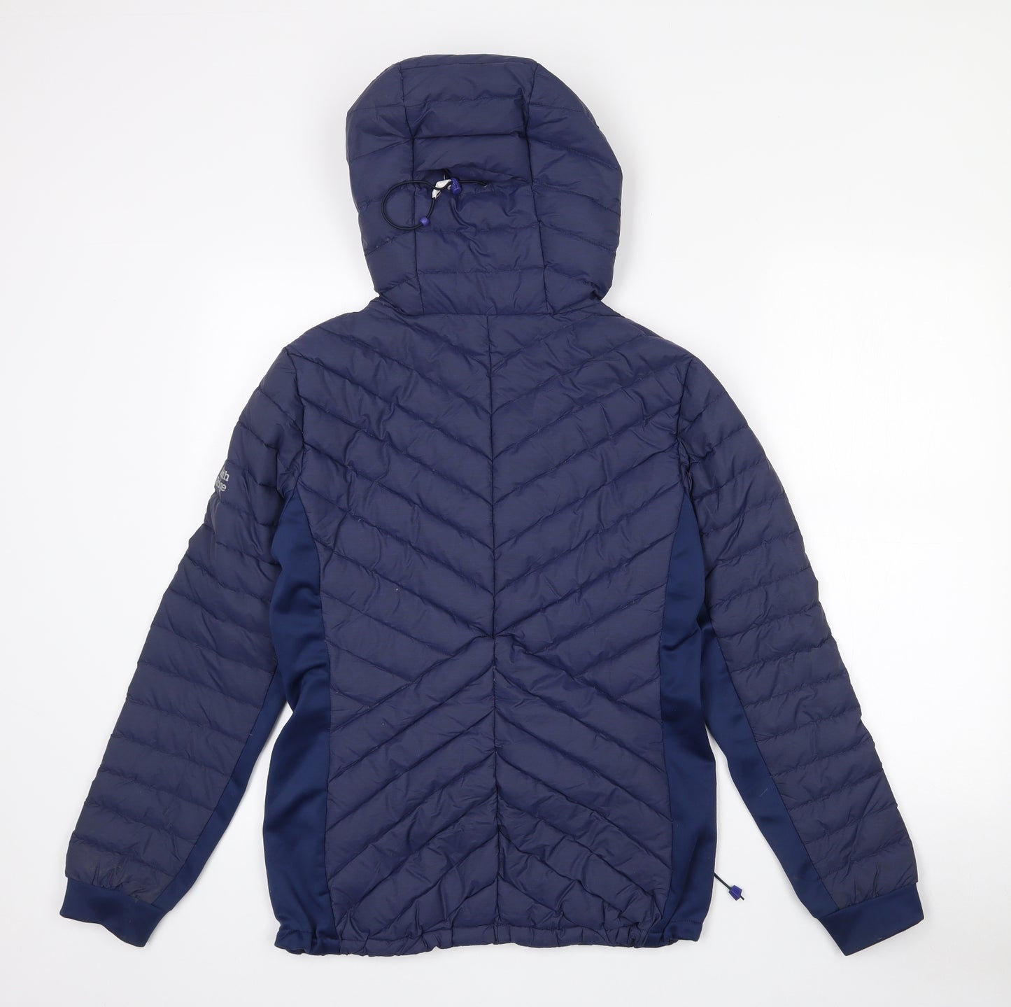 North Ridge Womens Blue   Quilted Coat Size 10  Zip