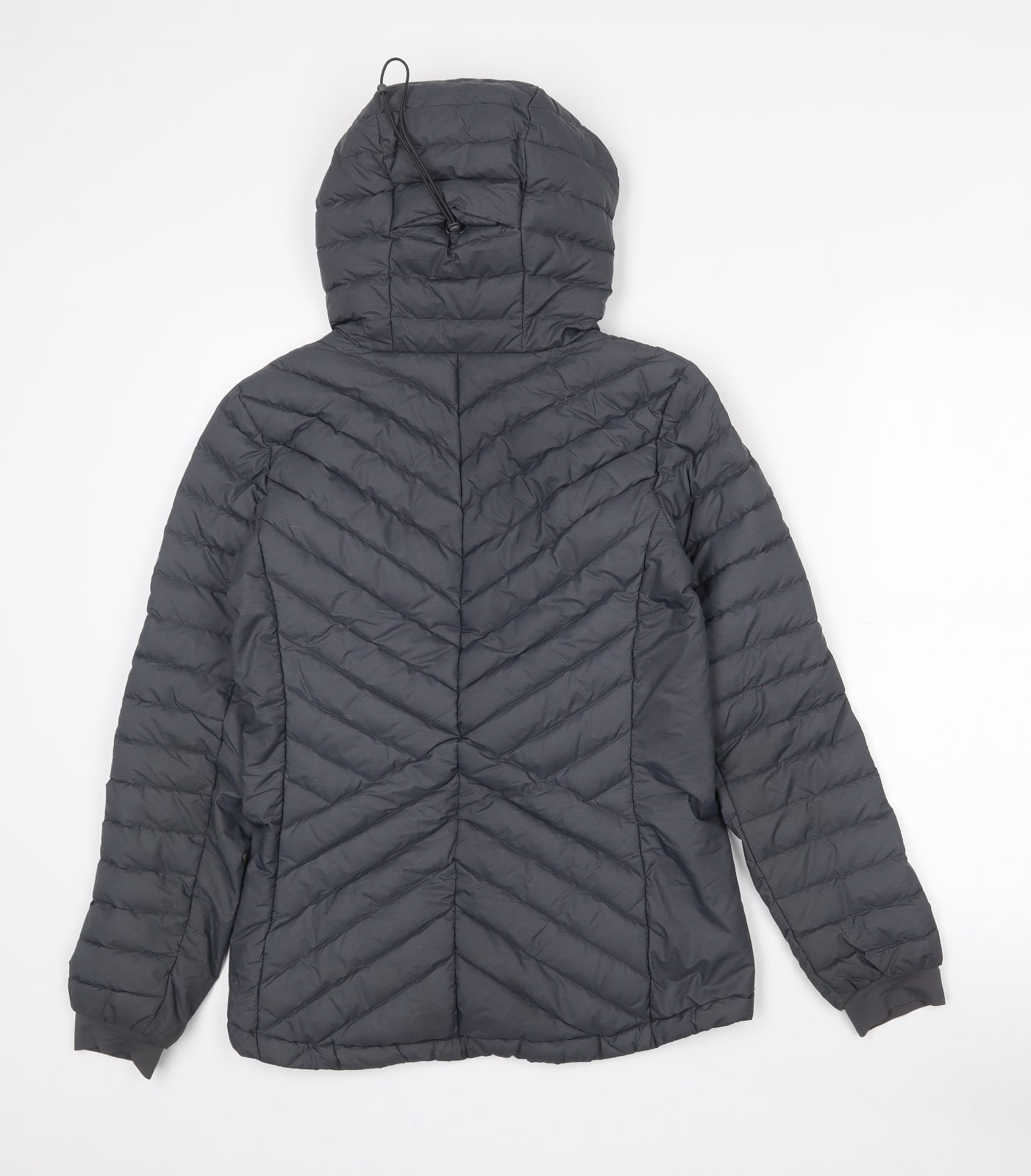 North Ridge Womens Grey   Quilted Coat Size 8  Zip