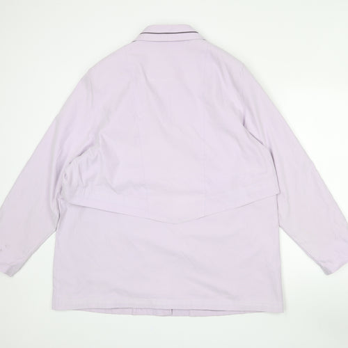 Debenhams Womens Purple   Jacket Coat Size 16  Button