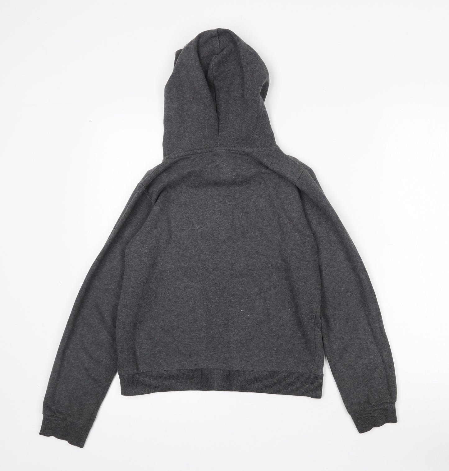 Jinx Boys Grey  Cotton Pullover Hoodie Size 9-10 Years   - Minecraft