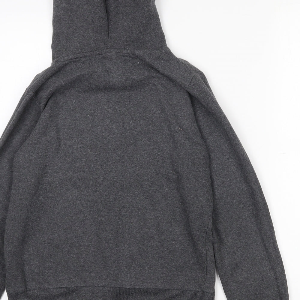 Jinx Boys Grey  Cotton Pullover Hoodie Size 9-10 Years   - Minecraft