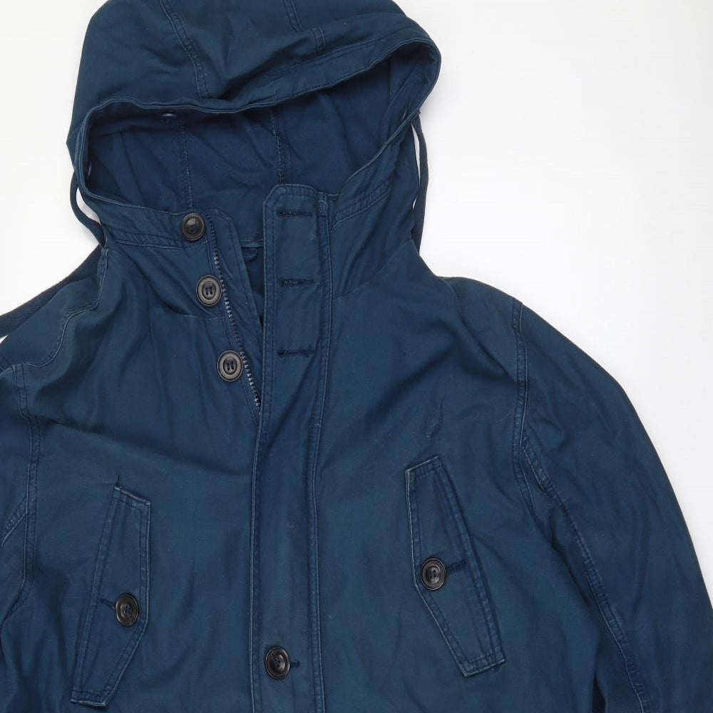 Cedar Wood State Mens Blue   Jacket Coat Size M  Zip