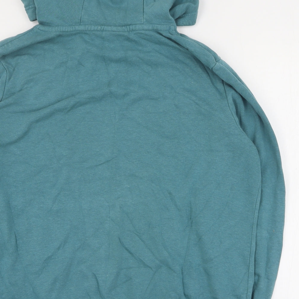 Nike Womens Blue  Cotton Pullover Hoodie Size L  Pullover