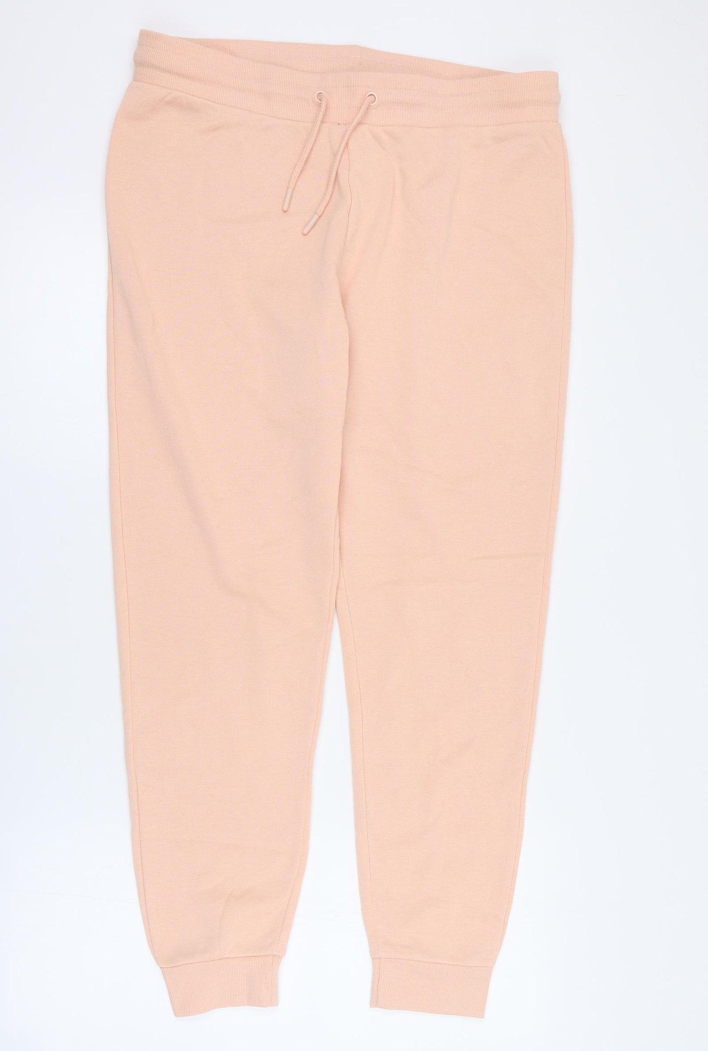 Primark Womens Pink  Polyester Jogger Trousers Size M L28 in Regular Drawstring