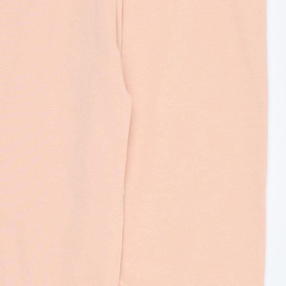 Primark Womens Pink  Polyester Jogger Trousers Size M L28 in Regular Drawstring