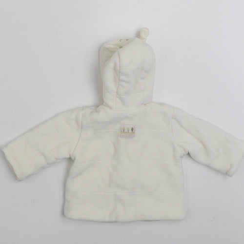 Natures Purest Baby White   Jacket  Size 0-3 Months   Snap - Pure Love