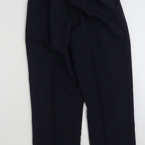 Preworn Womens Blue  Polyester Trousers  Size 16 L26 in Regular