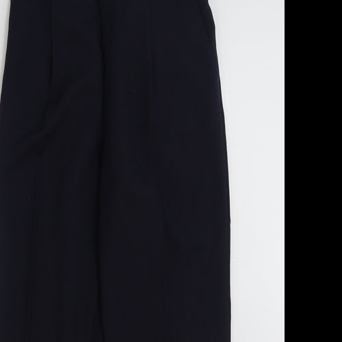 Preworn Womens Blue  Polyester Trousers  Size 16 L26 in Regular