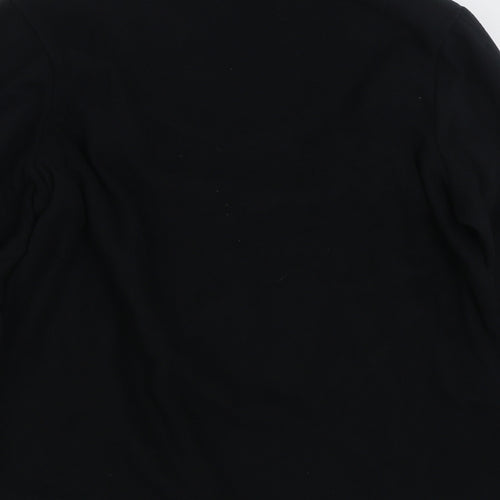 Marks and Spencer Womens Black  100% Polyester Pullover Sweatshirt Size 16  Pullover