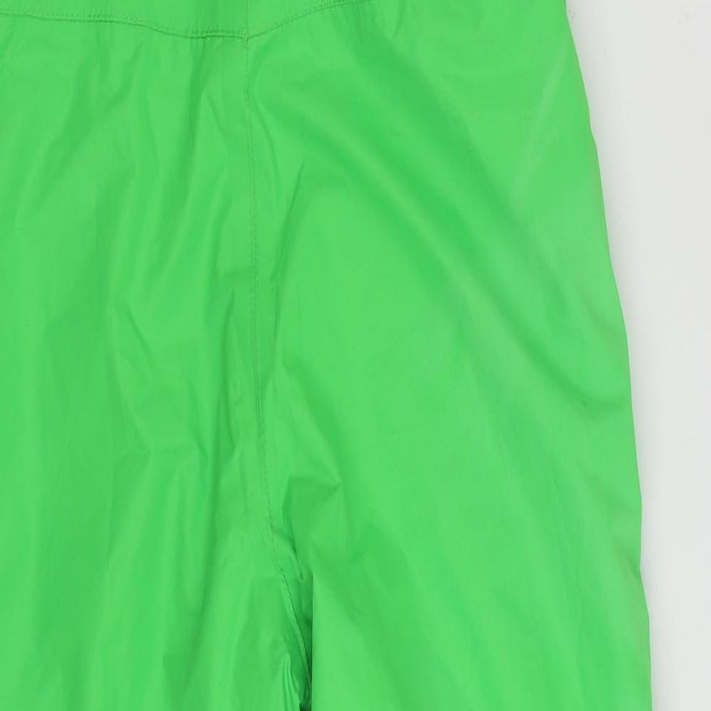 Crane Boys Green  Polyester Snow Pants Trousers Size 11-12 Years  Regular Zip