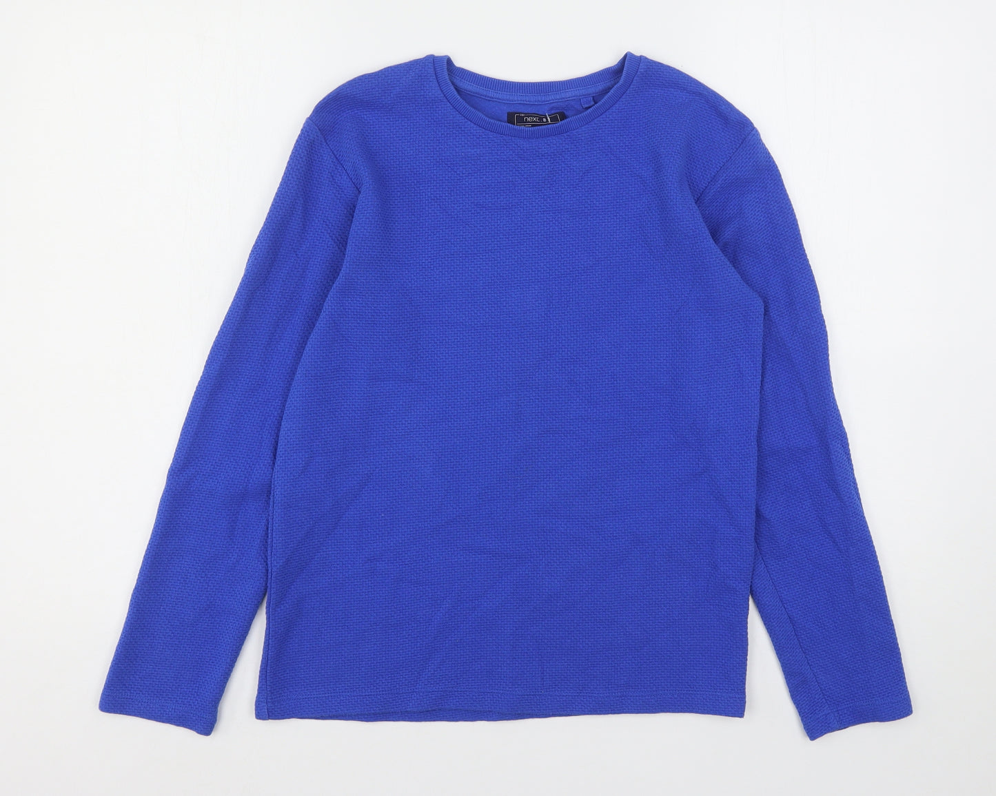 NEXT Boys Blue  Cotton Pullover Sweatshirt Size 12 Years