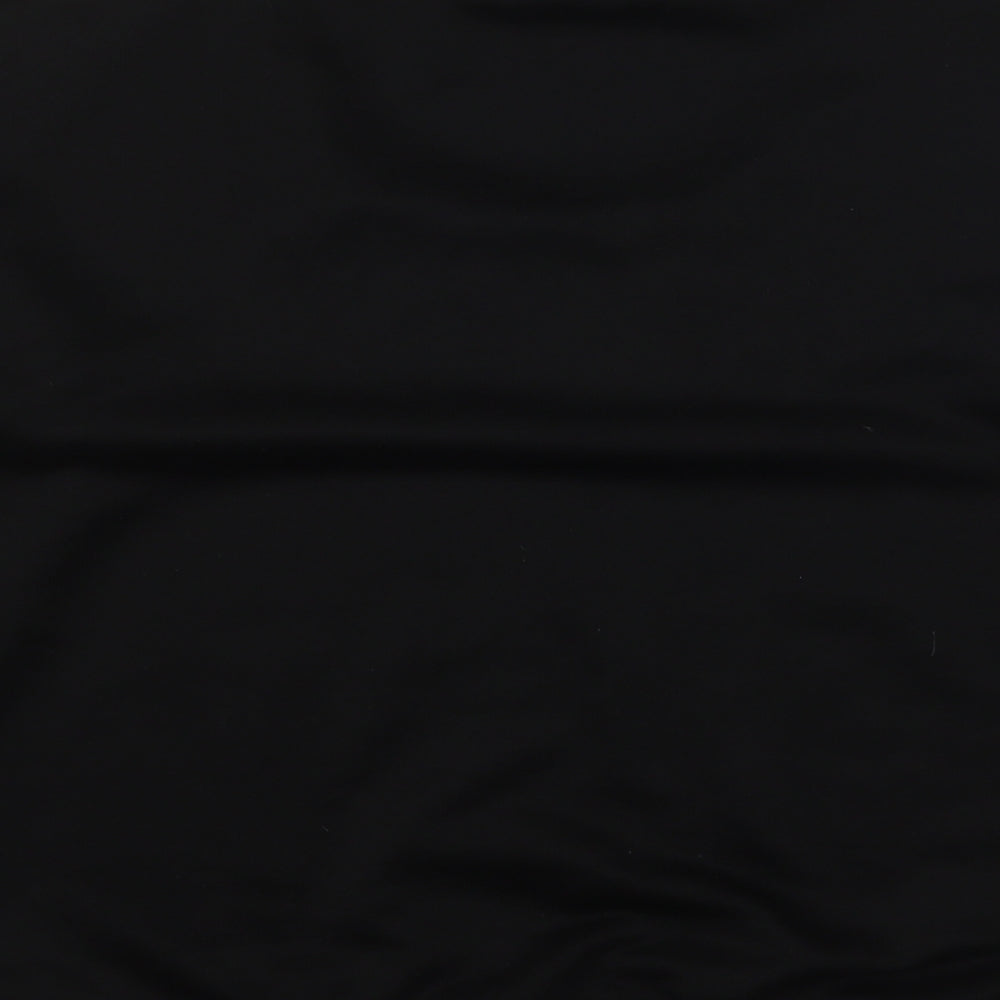Boohoo Womens Black  Polyester Pullover Sweatshirt Size 14