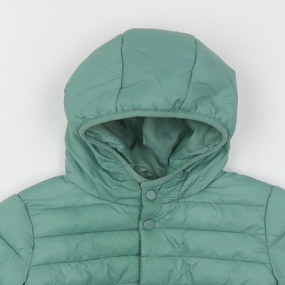 Primark Girls Green   Puffer Jacket Jacket Size 6-9 Months