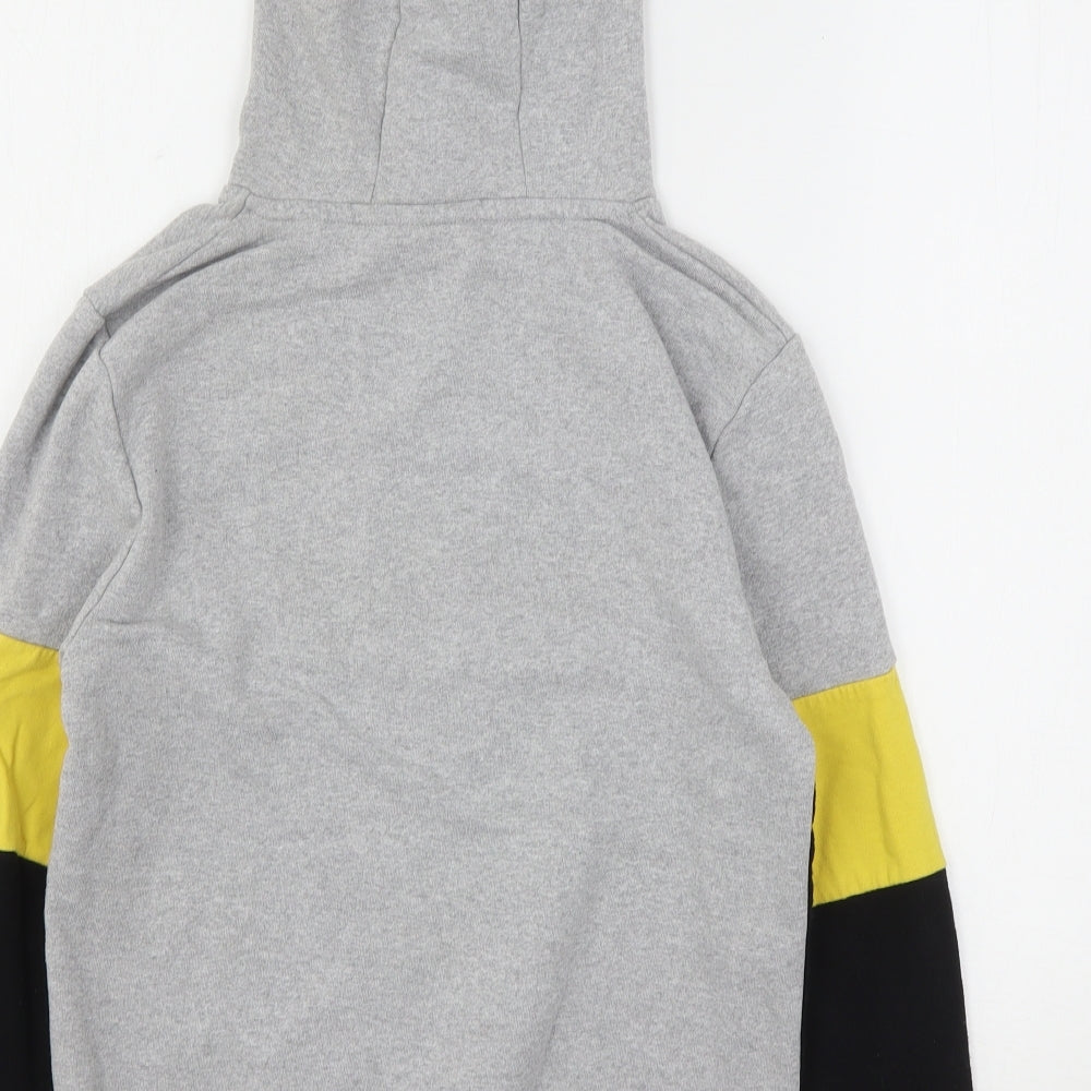 Primark Boys Multicoloured Colourblock Cotton Pullover Hoodie Size L   - Fortnite