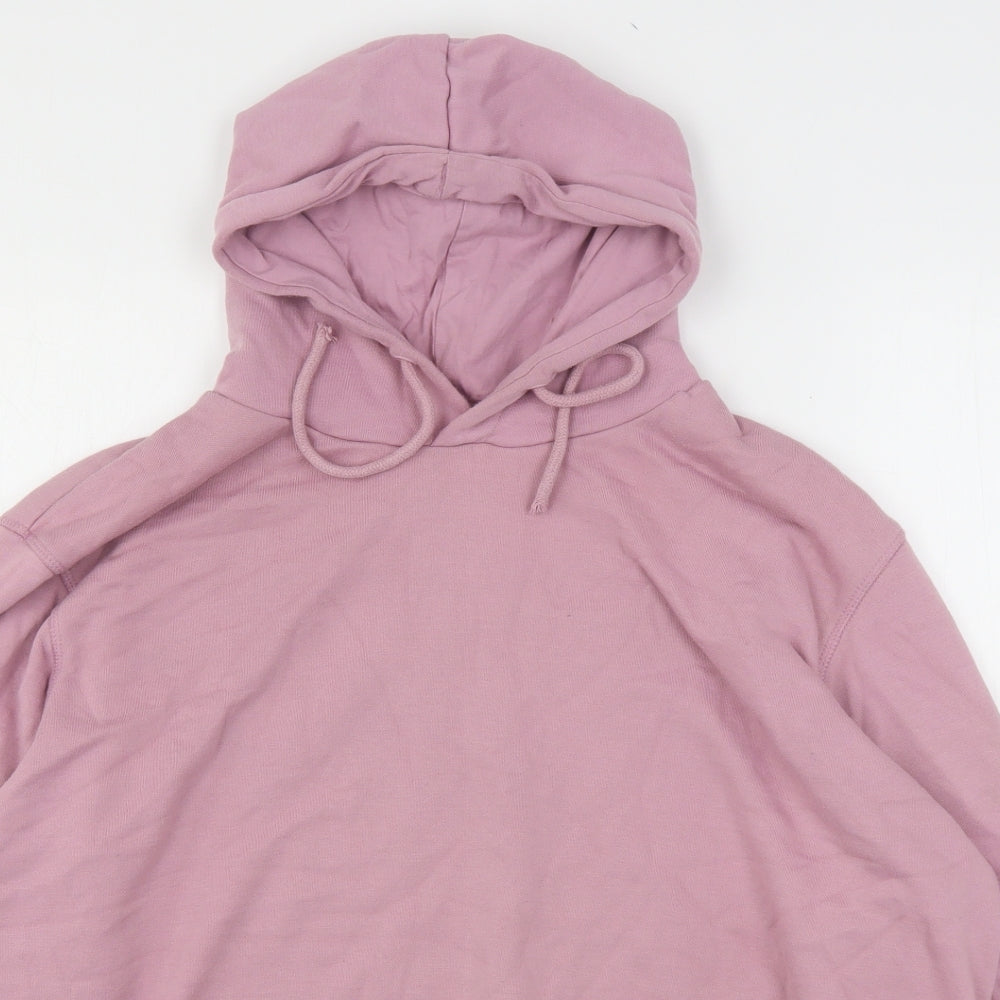 Dunnes Stores Womens Pink  Cotton Pullover Hoodie Size XL