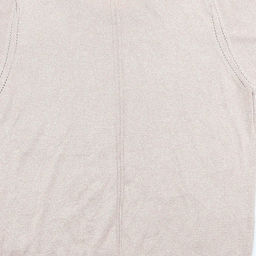 Classic Womens Pink  Modal Basic T-Shirt Size 14 Crew Neck