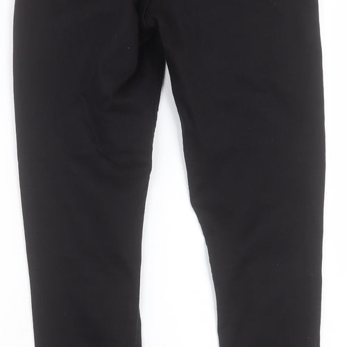 Topshop Womens Black  Cotton Skinny Jeans Size 26 in L30 in Regular Button