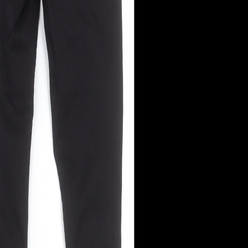Topshop Womens Black  Cotton Skinny Jeans Size 26 in L30 in Regular Button
