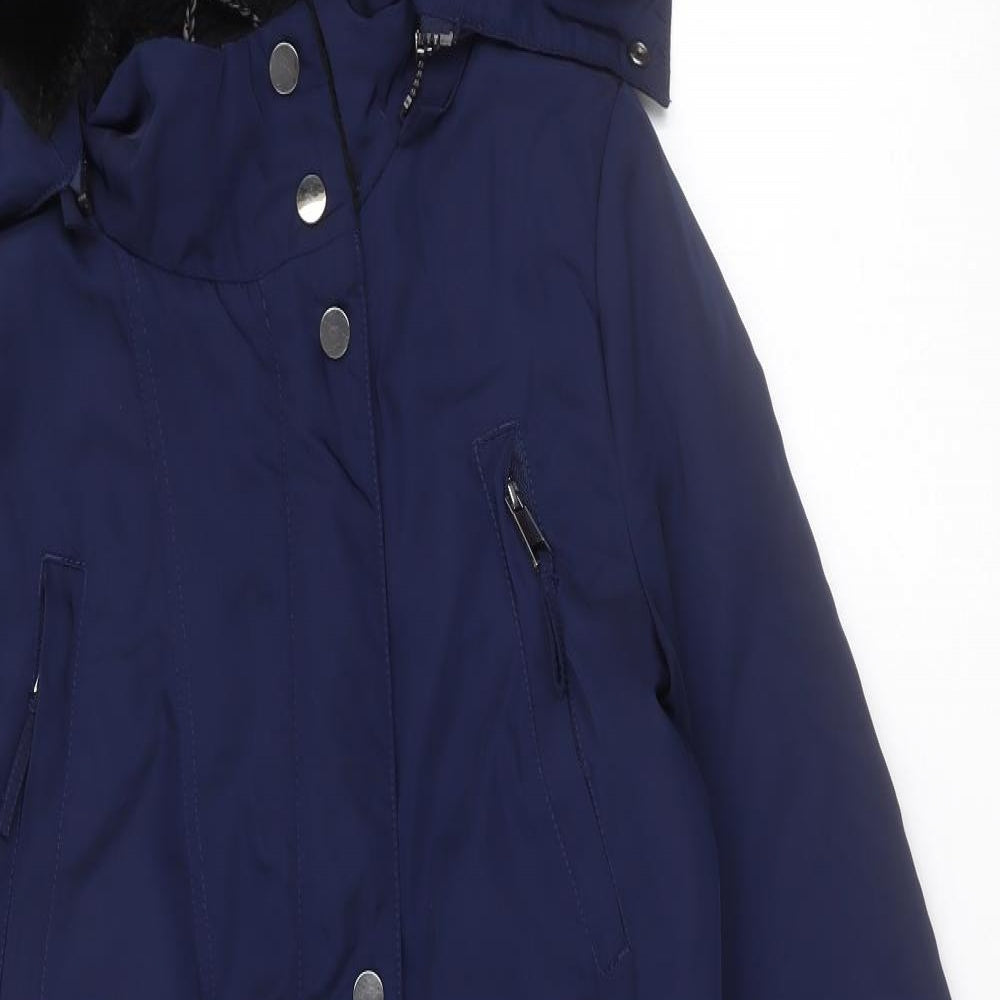 NEXT Womens Blue   Jacket Coat Size 12  Zip