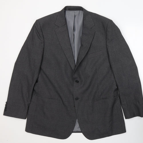 Marks and Spencer Mens Grey  Polyester Jacket Suit Jacket Size M