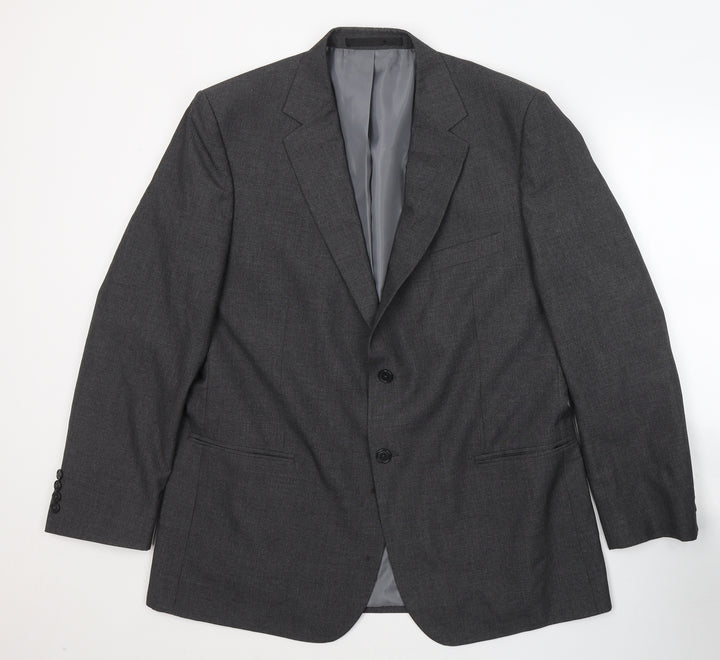 Marks and Spencer Mens Grey Polyester Jacket Suit Jacket Size M