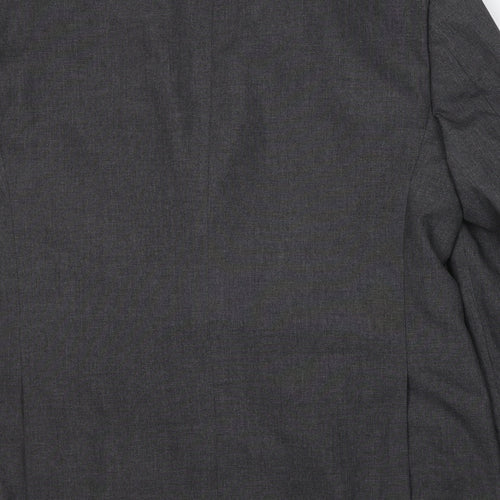 Marks and Spencer Mens Grey  Polyester Jacket Suit Jacket Size M