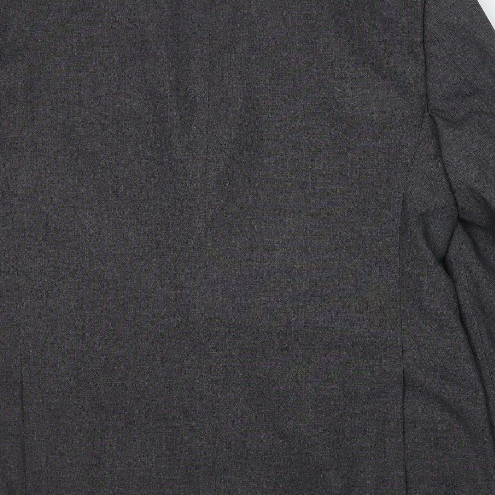 Marks and Spencer Mens Grey  Polyester Jacket Suit Jacket Size M