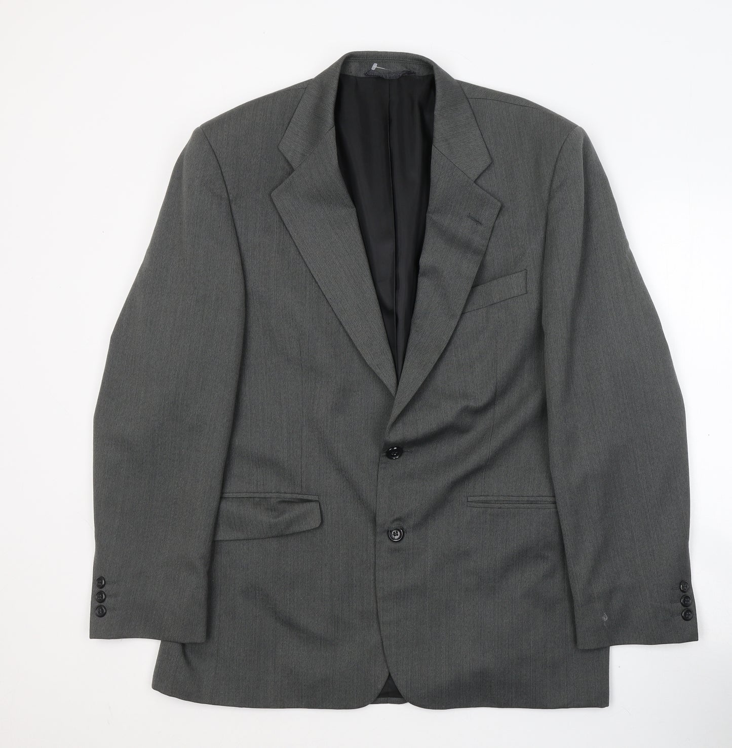 Chatsworth Mens Grey  Polyacrylate Fibre Jacket Suit Jacket Size M