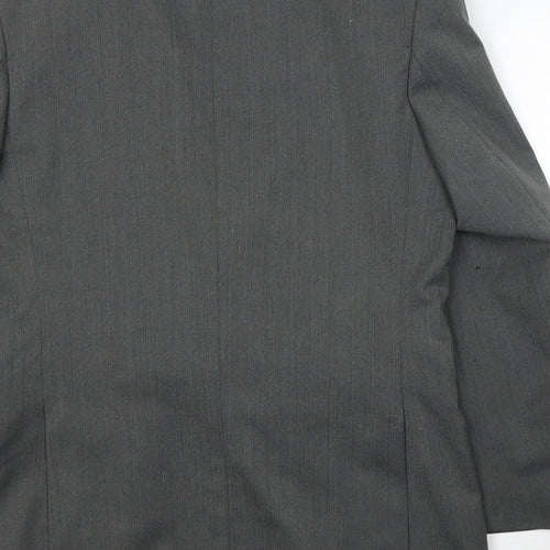 Chatsworth Mens Grey  Polyacrylate Fibre Jacket Suit Jacket Size M