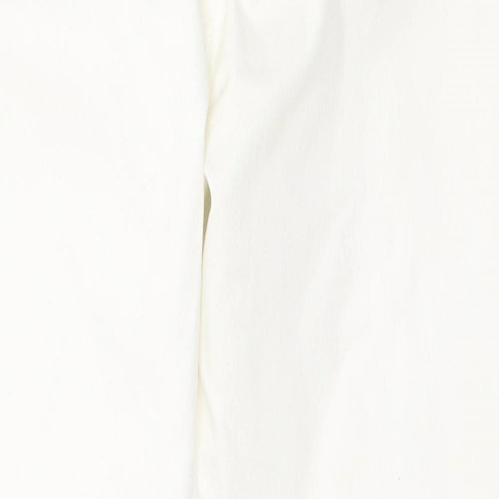 George Womens White  Cotton Jegging Jeans Size 14 L28.5 in Regular