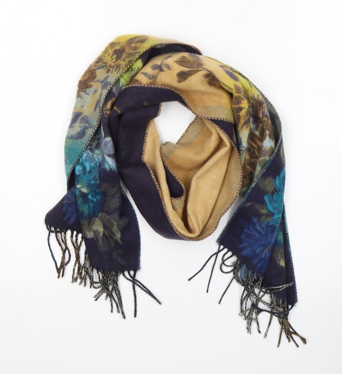Cashmink Womens Multicoloured Floral Acrylic  Scarf