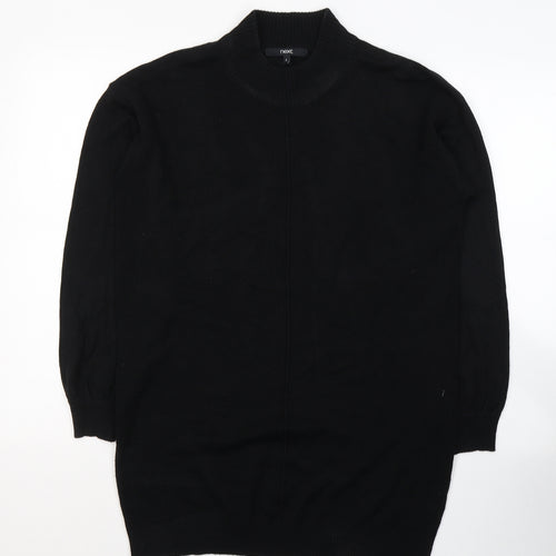 NEXT Womens Black High Neck  Acrylic Pullover Jumper Size S
