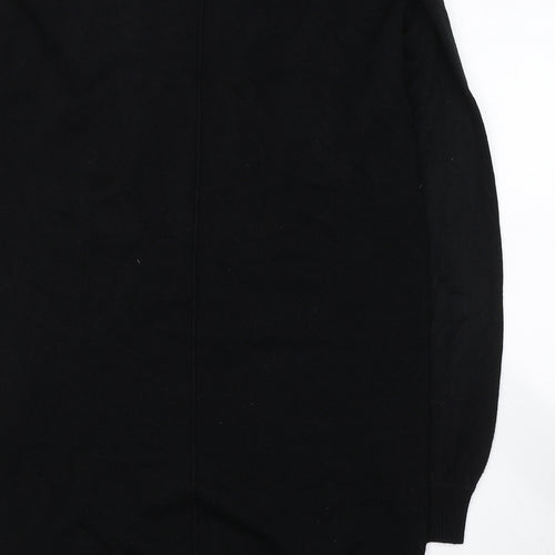 NEXT Womens Black High Neck  Acrylic Pullover Jumper Size S