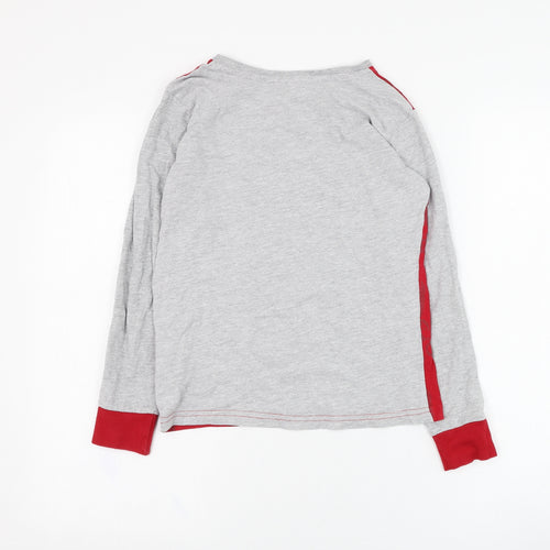 Dunnes Stores Boys Red  Cotton Basic T-Shirt Size 9-10 Years Round Neck Pullover - Liverpool Football Club