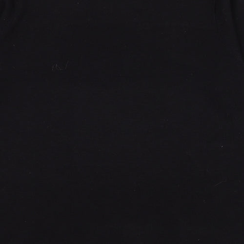 Annabelle Womens Black Geometric Acrylic Pullover Sweatshirt Size M  Pullover