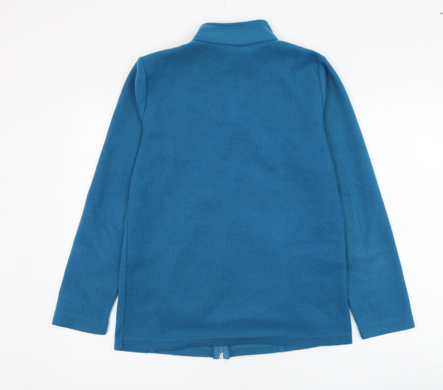 Alison Vallee Womens Blue  Polyester Pullover Sweatshirt Size S  Zip - Fleece