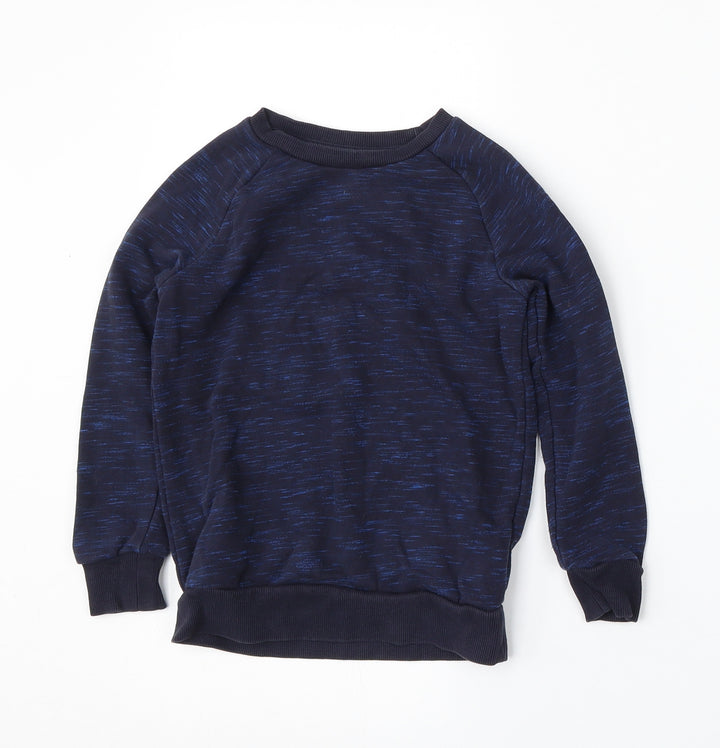 Nutmeg Boys Blue  Cotton Pullover Sweatshirt Size 3-4 Years