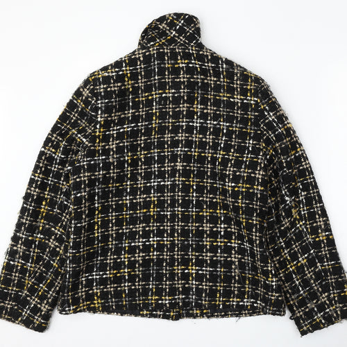 Isle Essentials Womens Multicoloured Geometric  Jacket  Size 14  Button