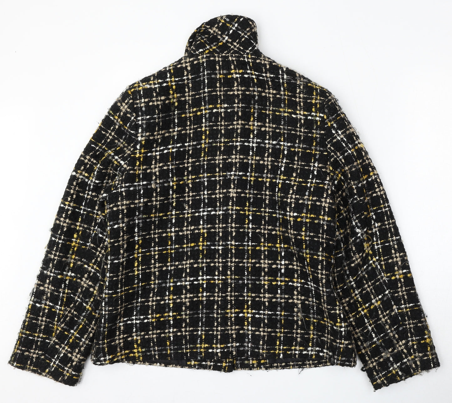 Isle Essentials Womens Multicoloured Geometric  Jacket  Size 14  Button