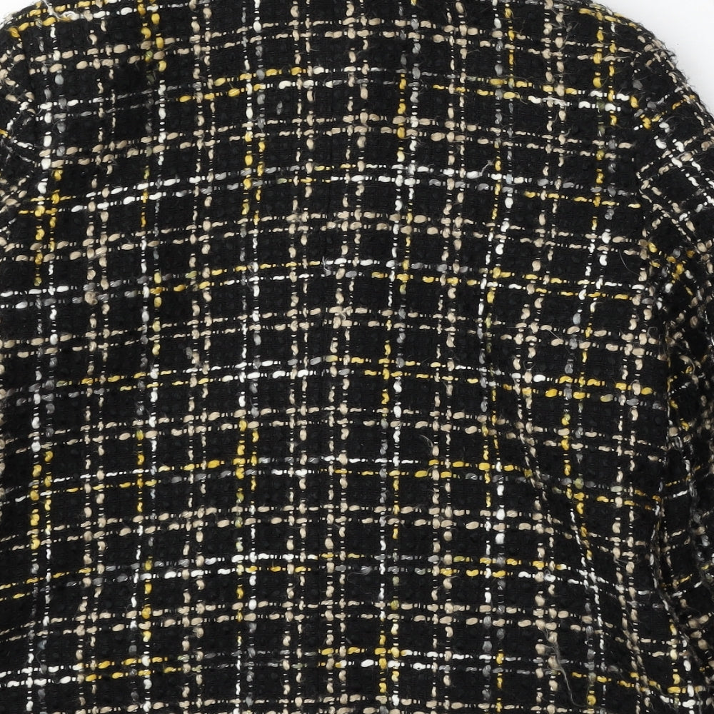 Isle Essentials Womens Multicoloured Geometric  Jacket  Size 14  Button