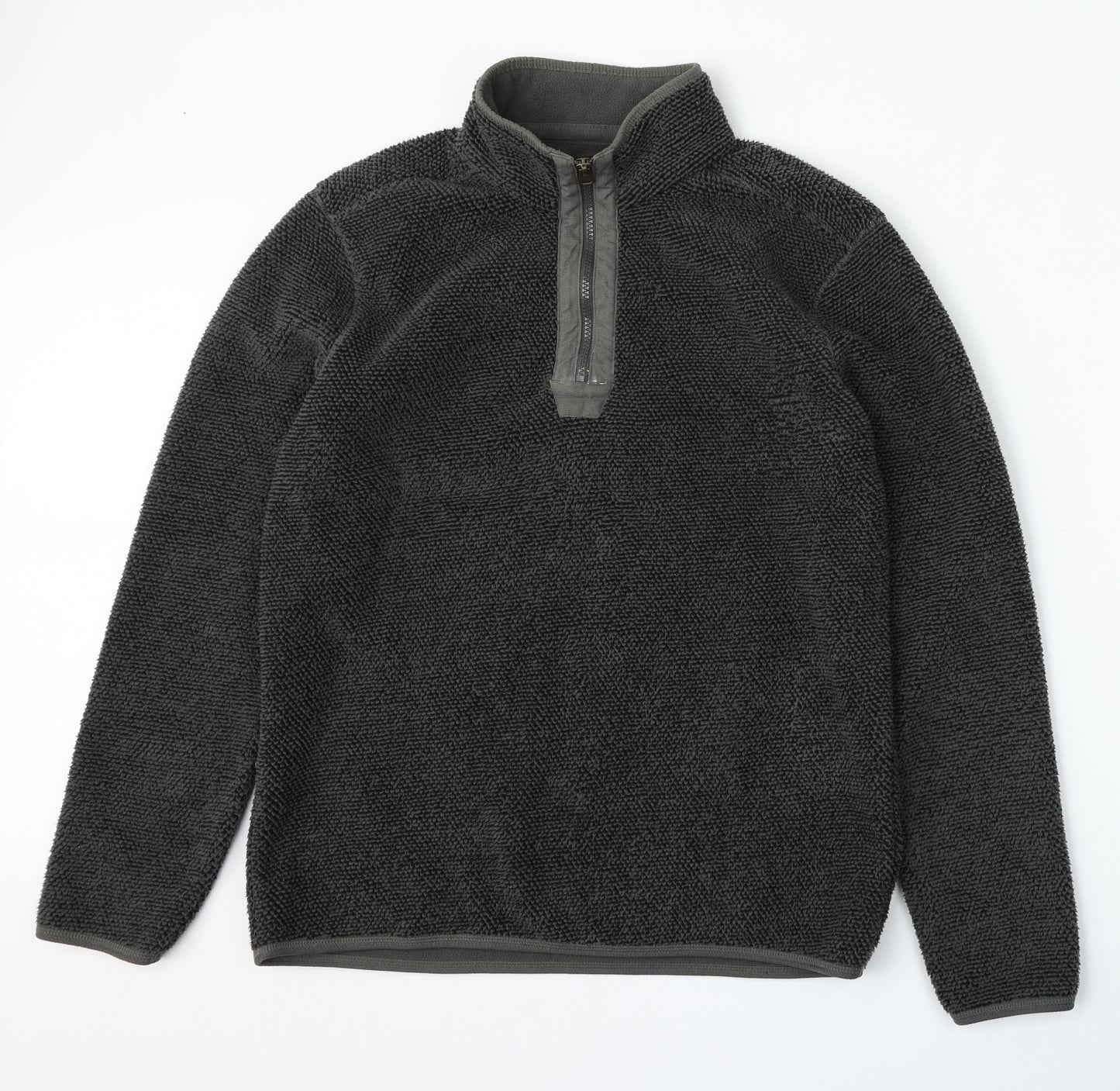 Kensington Mens Grey  Polyester Pullover Sweatshirt Size M