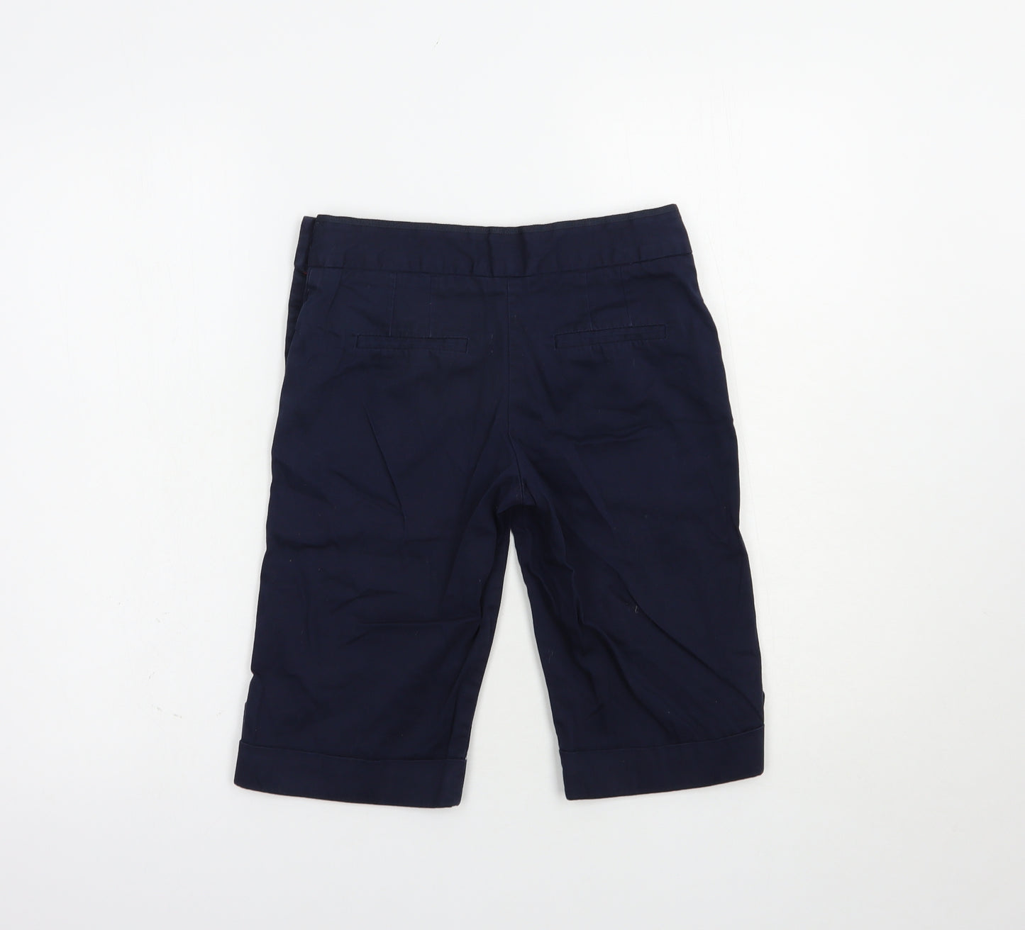 George Womens Blue  Cotton Chino Shorts Size 4 L12 in Regular Button