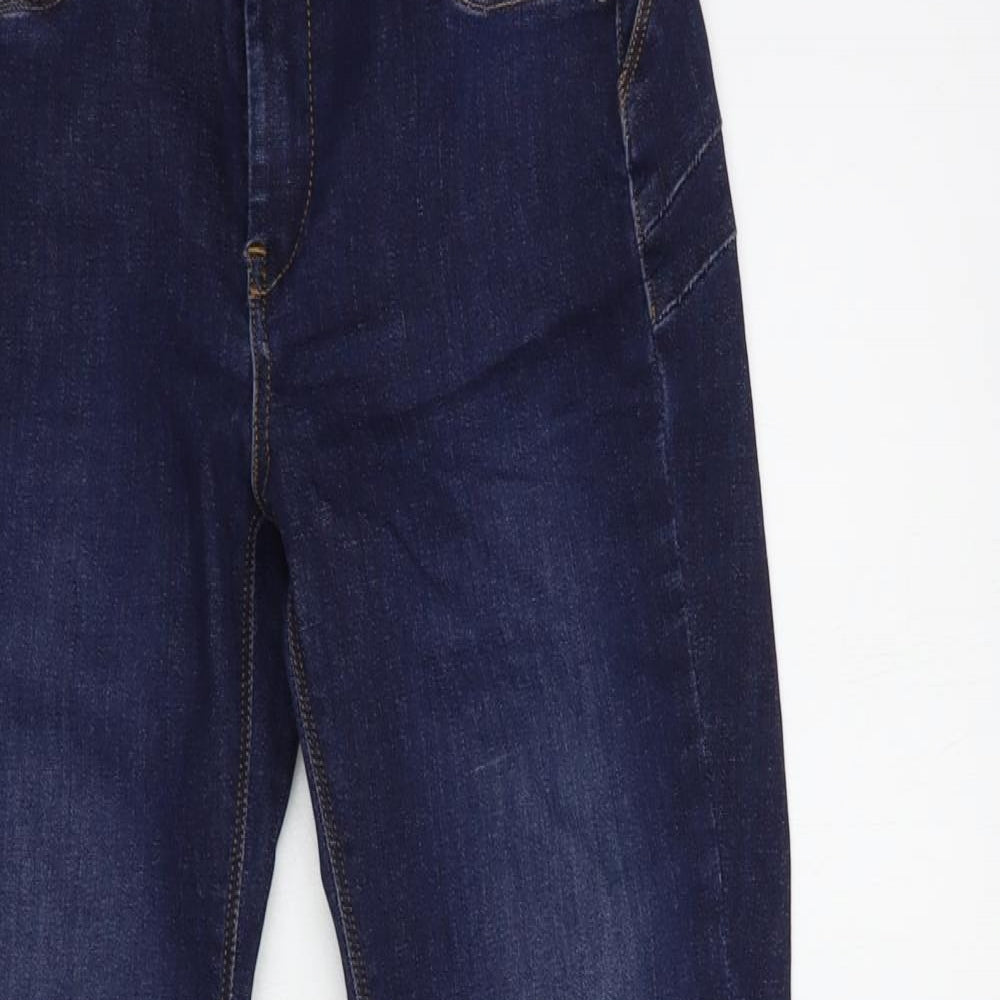 Tiffosi Woman Womens Blue  Cotton Skinny Jeans One Size L30 in Regular Button