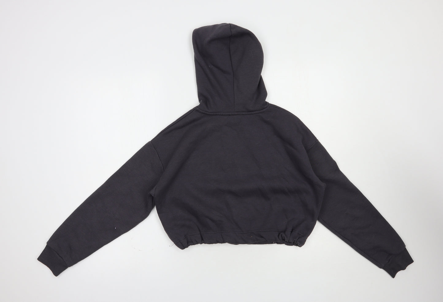 New Look Girls Grey  Polyacrylate Fibre Pullover Hoodie Size 12-13 Years  Pullover - Colorado