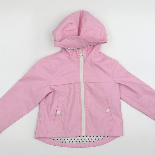 Michael Kors Girls Pink   Rain Coat Coat Size 4 Years  Zip