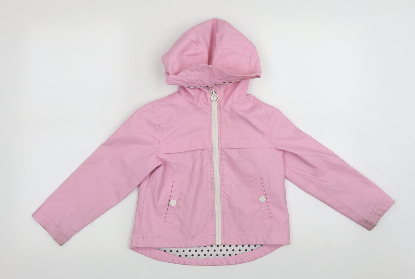 Michael Kors Girls Pink   Rain Coat Coat Size 4 Years  Zip