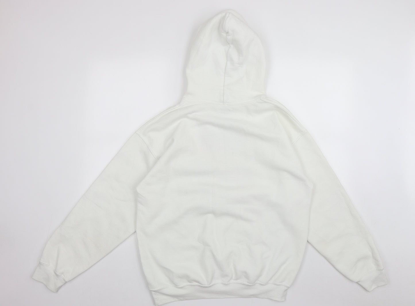 Yogscast Mens White  Cotton  Hoodie Size M