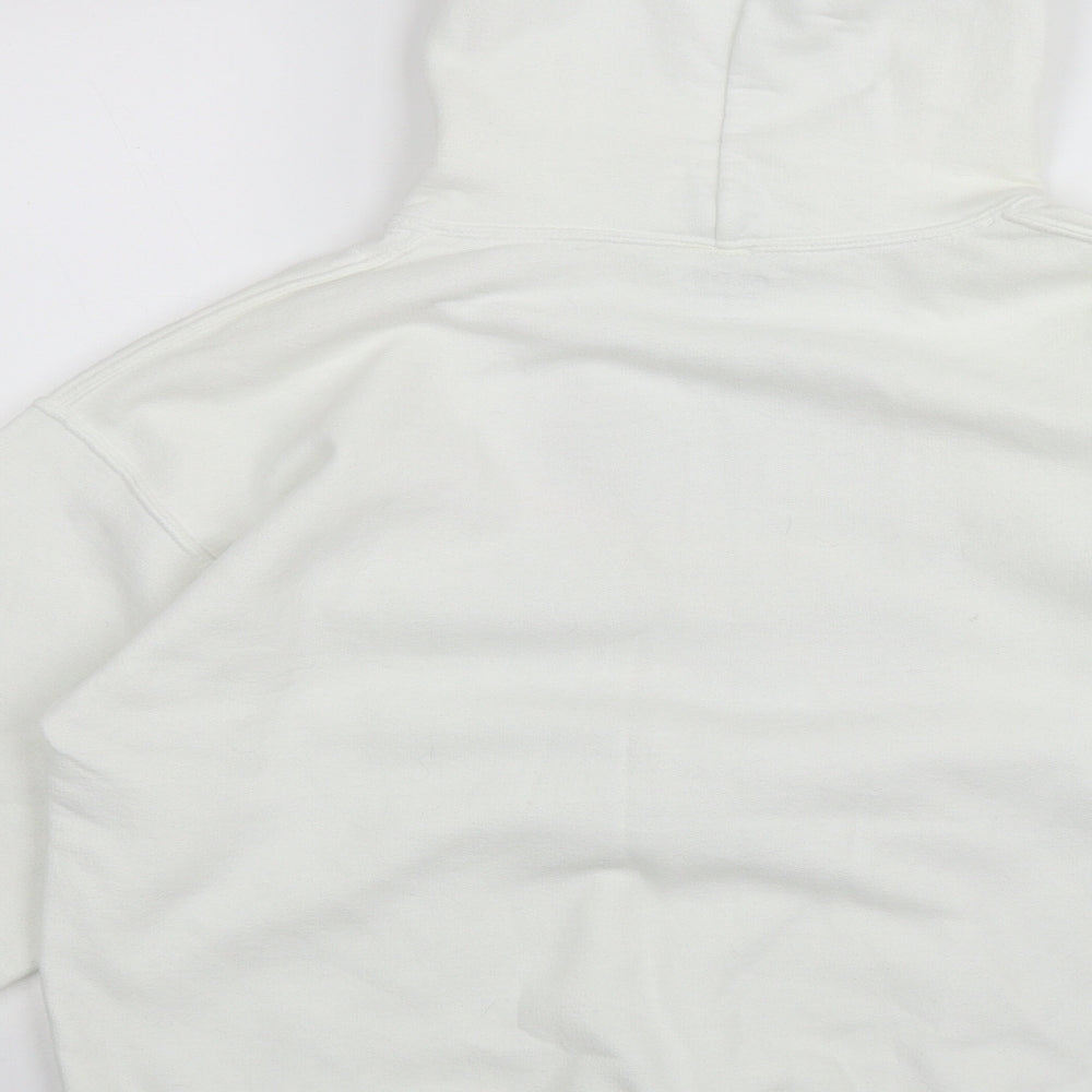 Yogscast Mens White  Cotton  Hoodie Size M